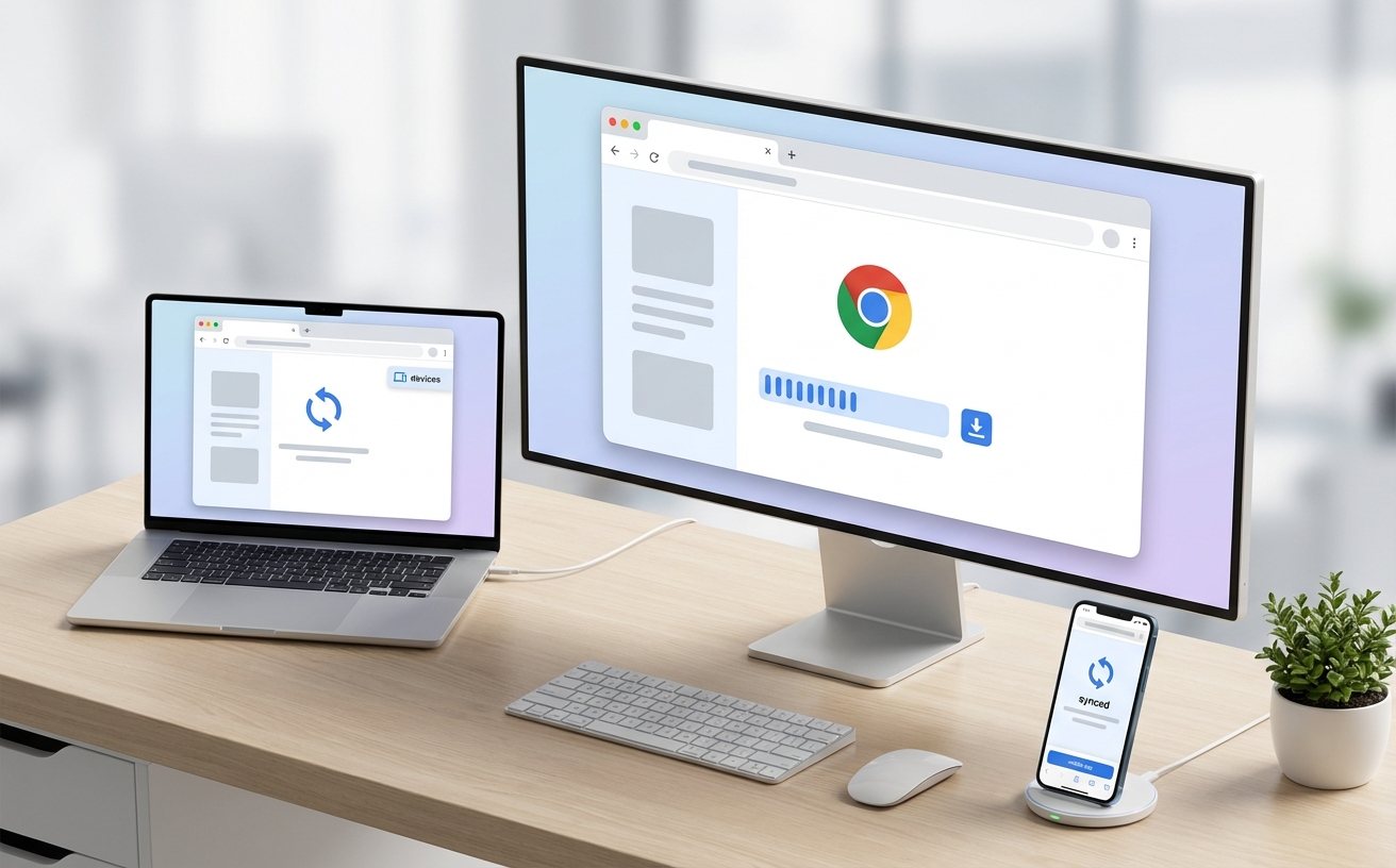 Chrome 下载安装步骤界面